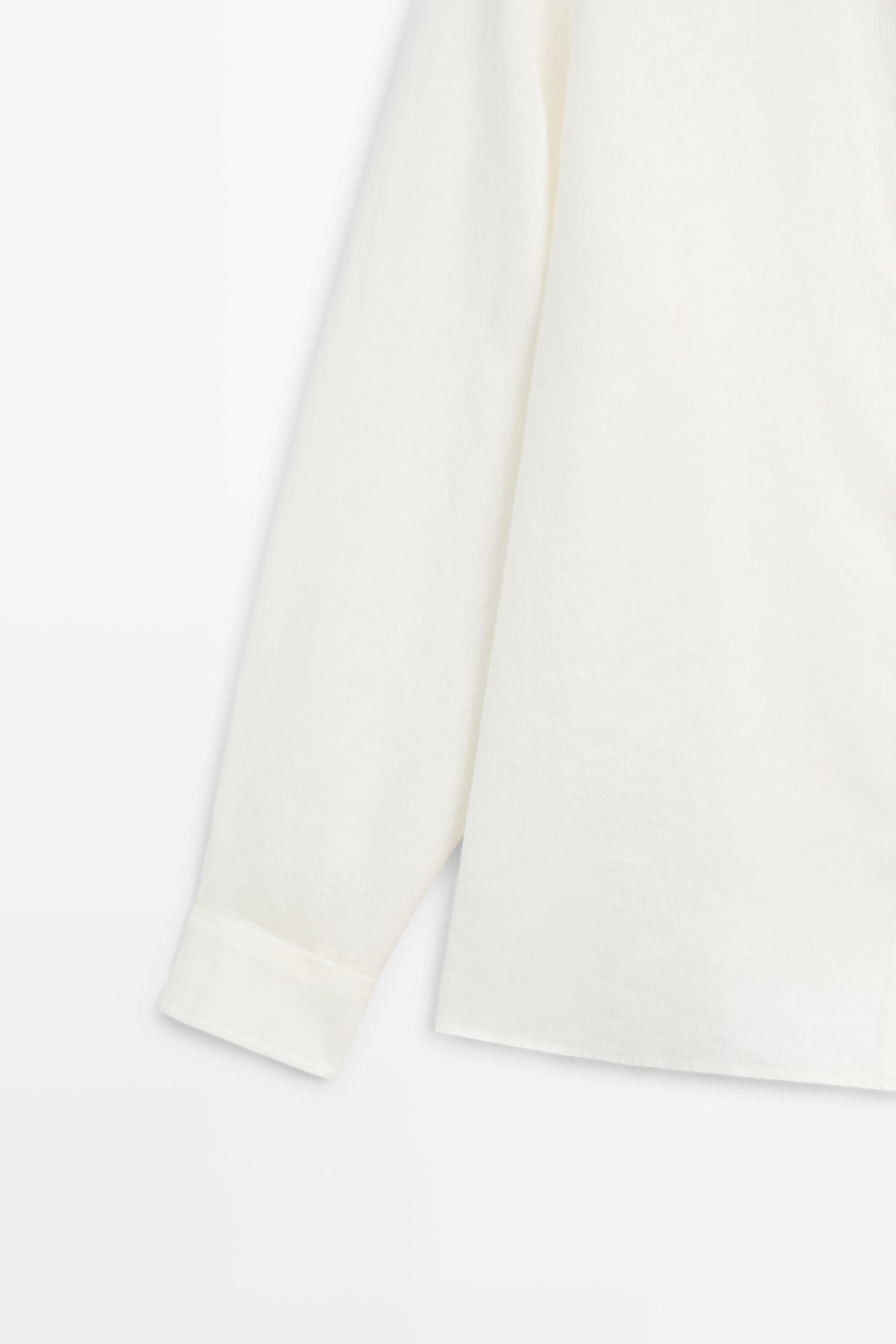 100% linen regular fit shirt